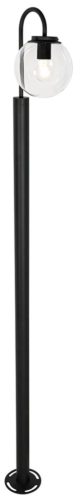 Модерен фенер черен с пластмаса 200 см IP44 - Sfera