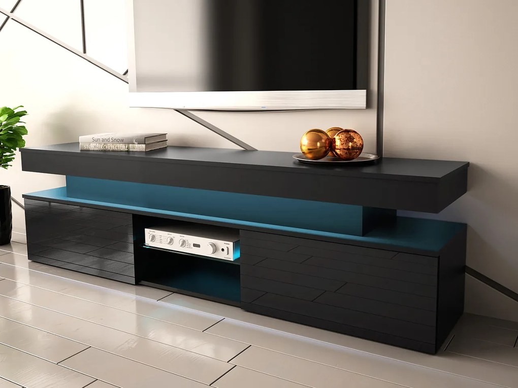 TV шкаф Glossa 2D 190 със LED-Mauro gualistero