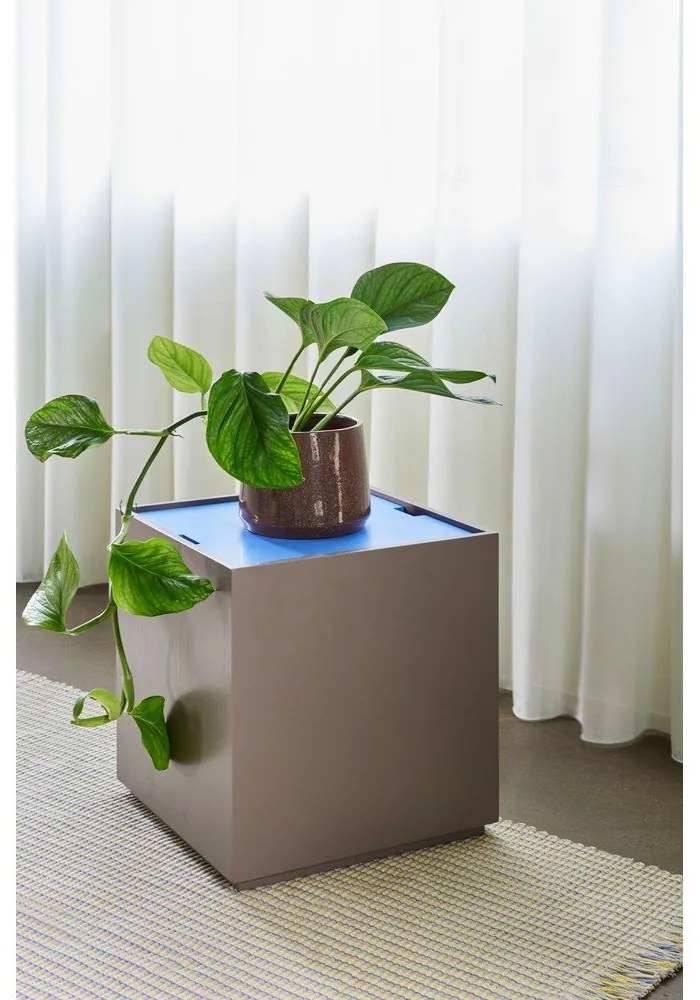 Ракла от масивен ясен в син и тъмносив цвят 40x45 cm Vault – Hübsch