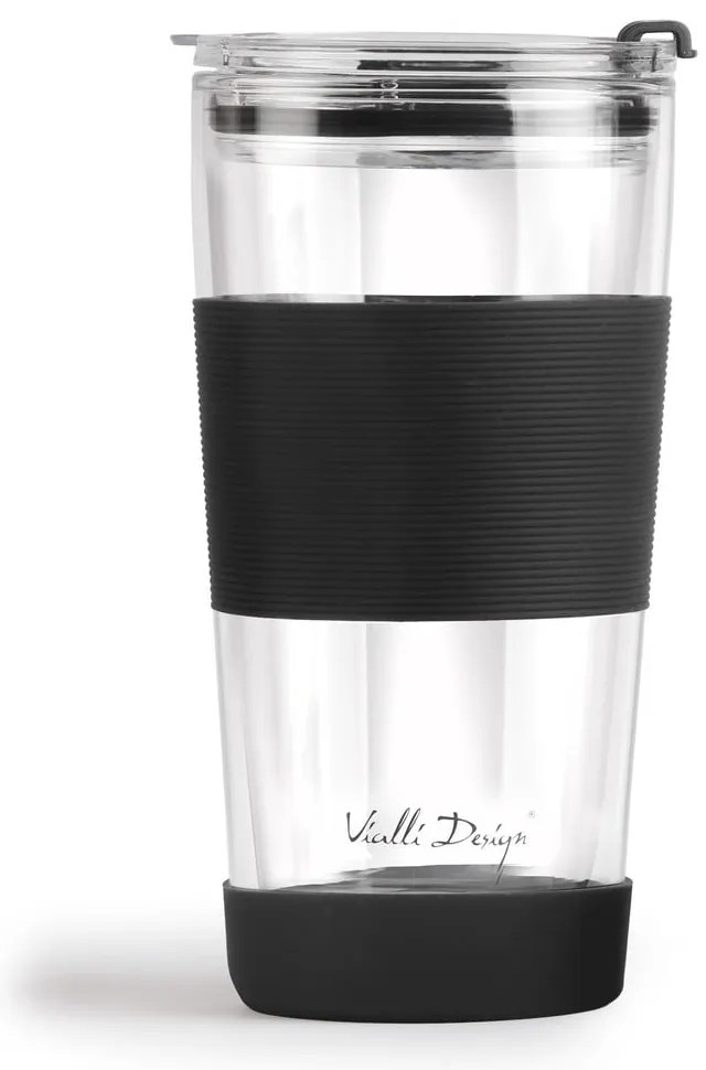 Черна термочаша 600 ml Fuori – Vialli Design