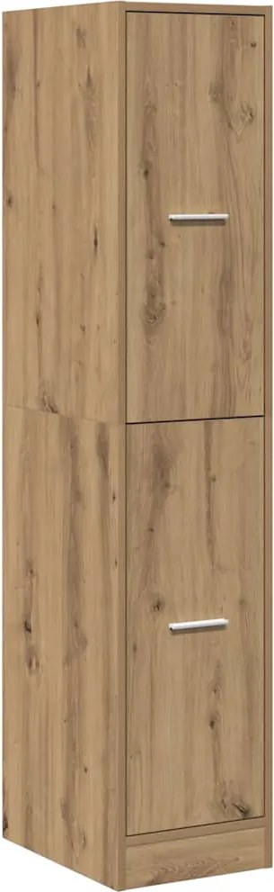 855177 vidaXL Аптекарски шкаф, занаятчийски дъб, 30x41x144,5 см, инженерно дърво