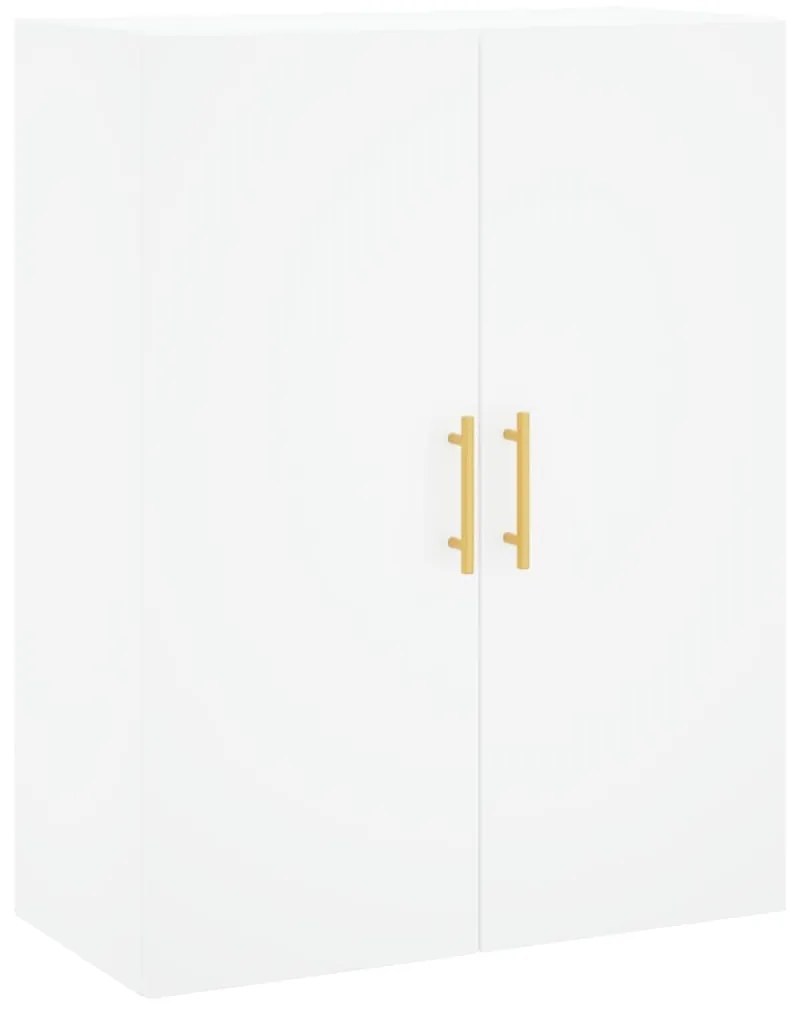 828412 vidaXL Стенен шкаф бял 69,5x34x90 см