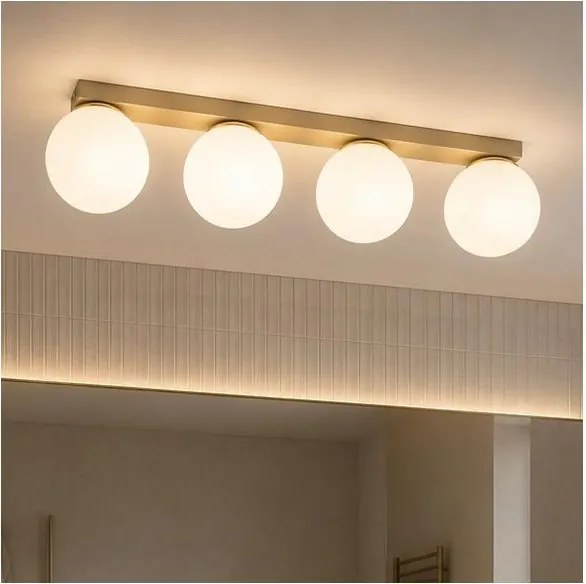 Brilagi - Спот MILO 4xE27/60W/230V бежово/златисто