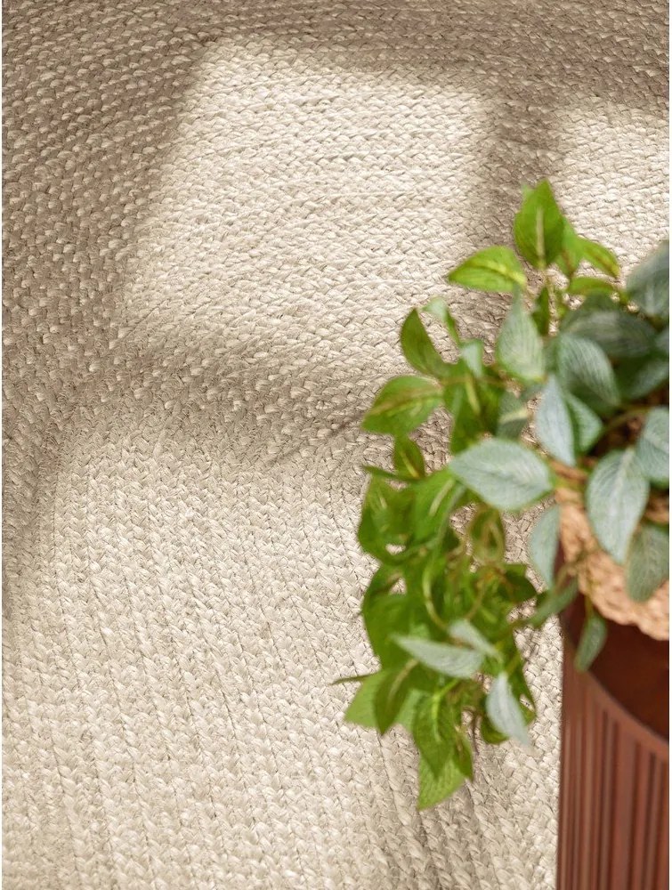 Кремав двустранен/ръчно изработен ютен килим 160x230 cm Braided – Hanse Home