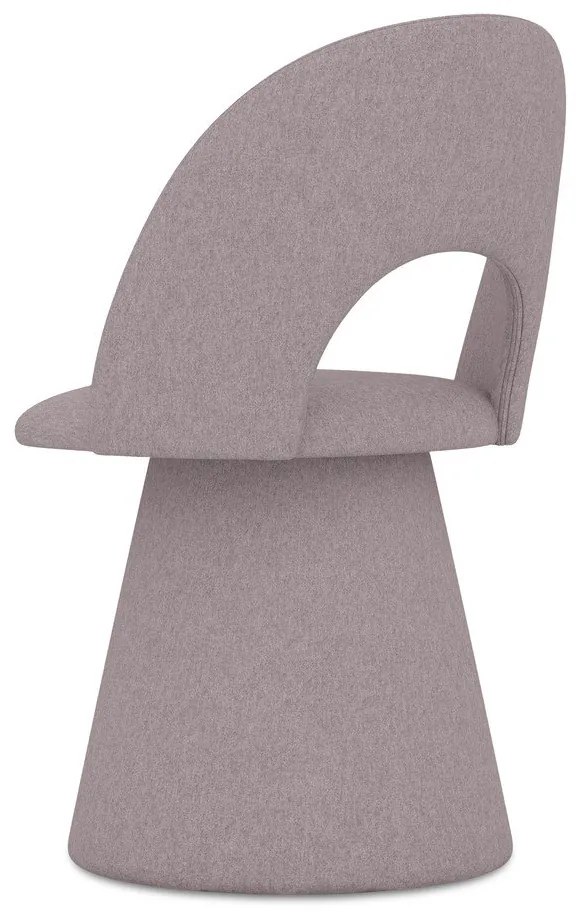 Тапициран трапезен стол в цвят лавандула Kalo – Makamii