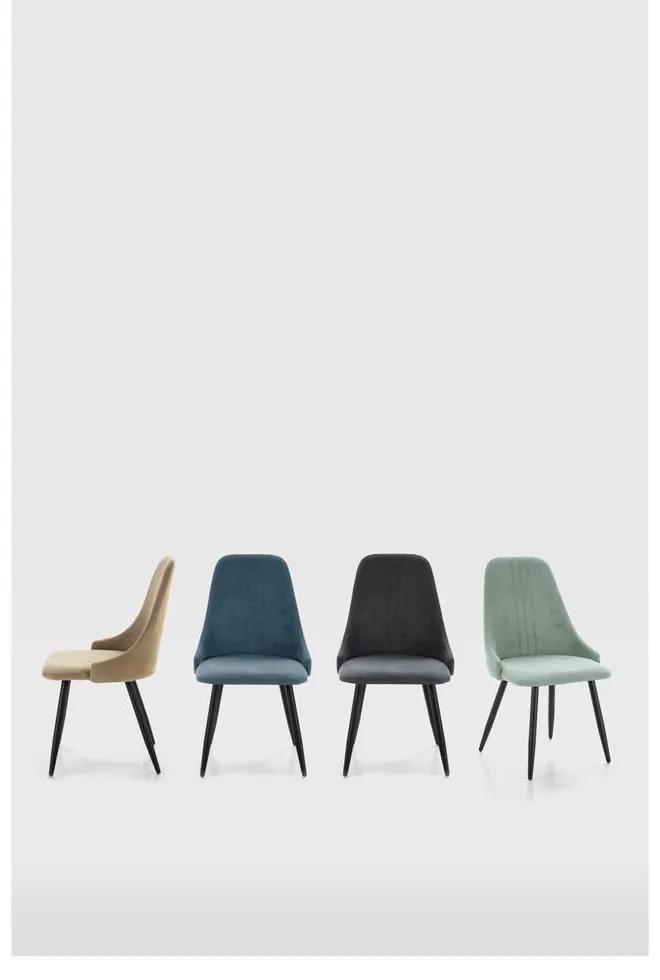 Светлозелени трапезни столове в комплект от 4 Mani - Marckeric