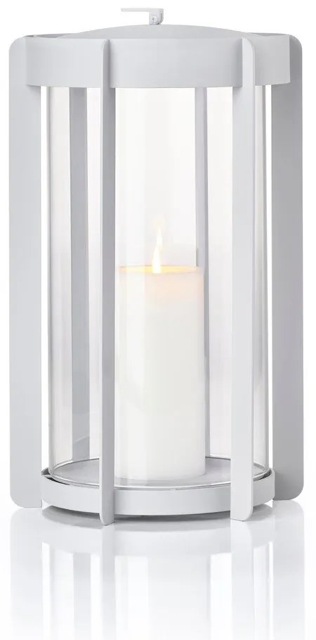 Светлосив LED фенер с USB (височина 35 cm) Firefly – Zone