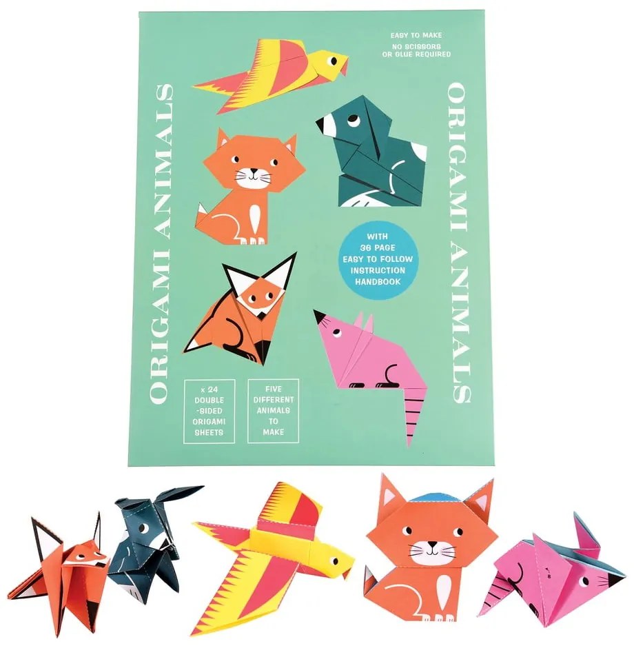 Хартиени пъзели Animals Origami – Rex London