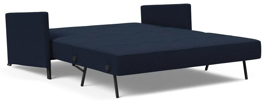 Тъмносин разтегателен диван Cuber с подлакътници Mixed Dance Blue, 100 x 174 cm Cubed - Innovation