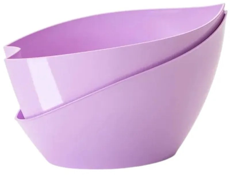 Пастелно лилава самонапояваща се саксия Doppio - Plastia