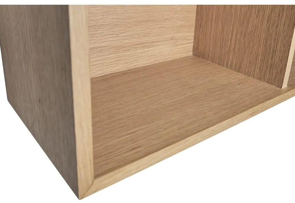 Стенен рафт в декор от дъбово дърво Collect - Hübsch