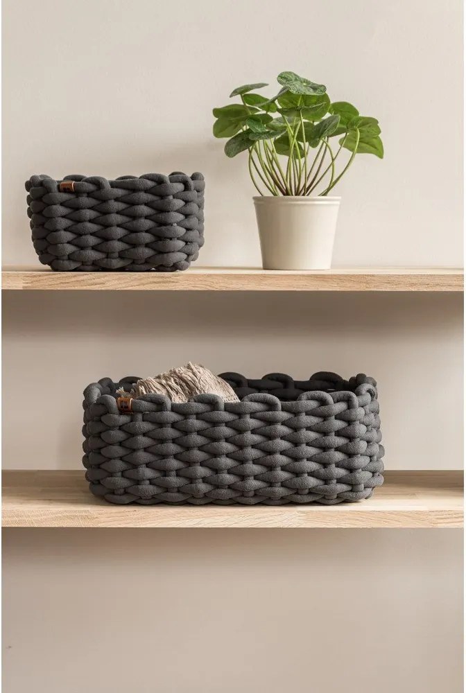 Текстилна кошница 35x25x14 cm Peach Skin M – Bigso