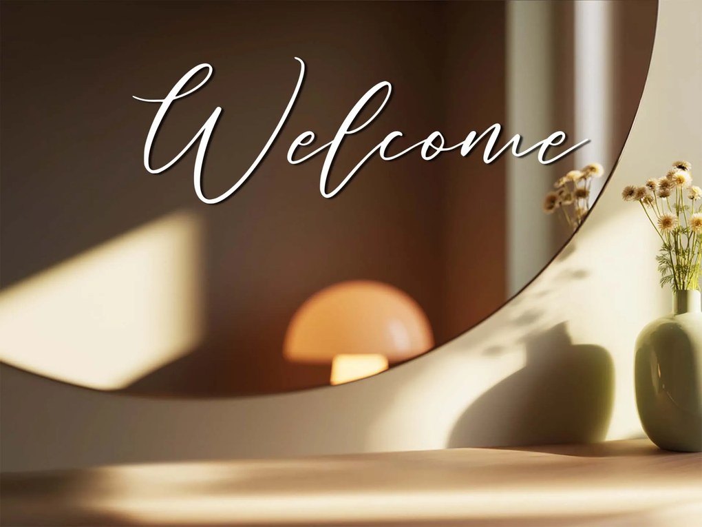 Стикер за огледало S19 – Welcome 89x29