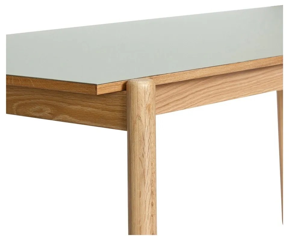 Трапезна маса от масивен дъб 107x190 cm Oblique – Hübsch