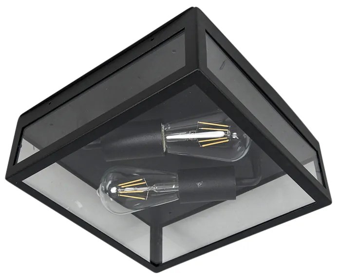 Индустриален смарт външен плафон черен вкл. 2 WiFi ST64 - Rotterdam