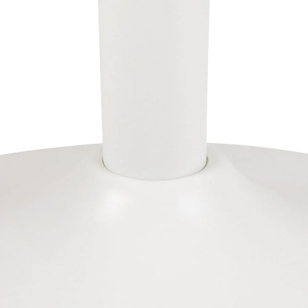 Бяла кръгла масичка за кафе с керамичен плот ø 60 cm Malta – Actona