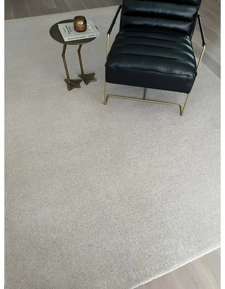 Кремав вълнен килим 200x300 cm Calisia M Smooth – Agnella