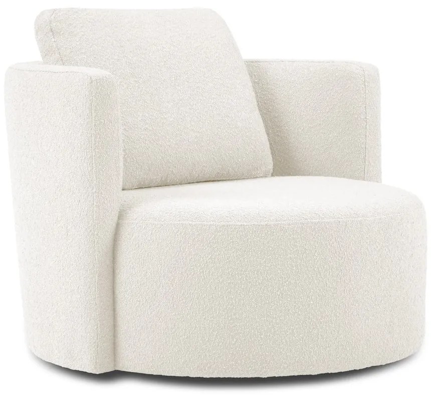 Бял въртящ се стол Nael - Interieurs 86