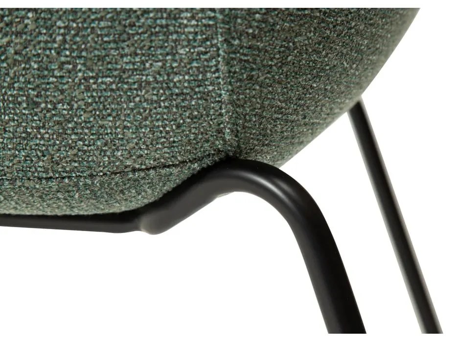 Светлозелен стол от плат букле Zimmer – DAN-FORM Denmark