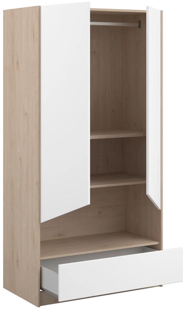 Гардероб Shield 2-врати-Leuko