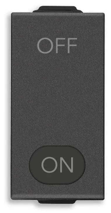 VIMAR 09016.CM Ключ 2P 20AX символ ON/OFF 250V 1М Черен  NEVE UP