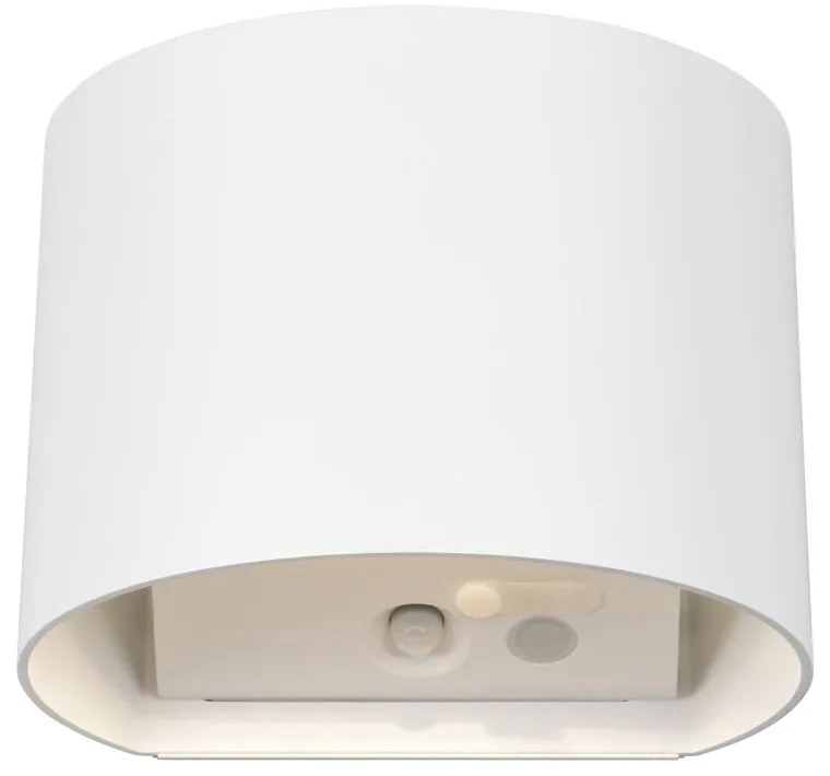 LED стенно външно осветително тяло с USB със сензор за движение (височина 10 cm) Genie – Reality