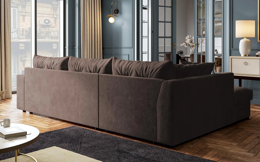 Разтегателен ъглов диван Рим