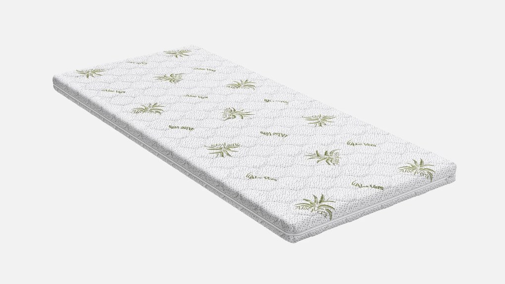 Топ матрак Sleepy, Aloe Comfort, 90x190x7, Твърд, Eластична пяна