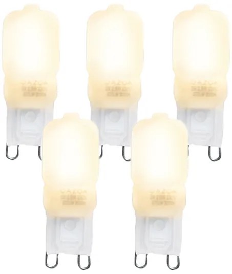 Комплект от 5 LED крушки G9 CUTE PC 2W 200lm 2700K