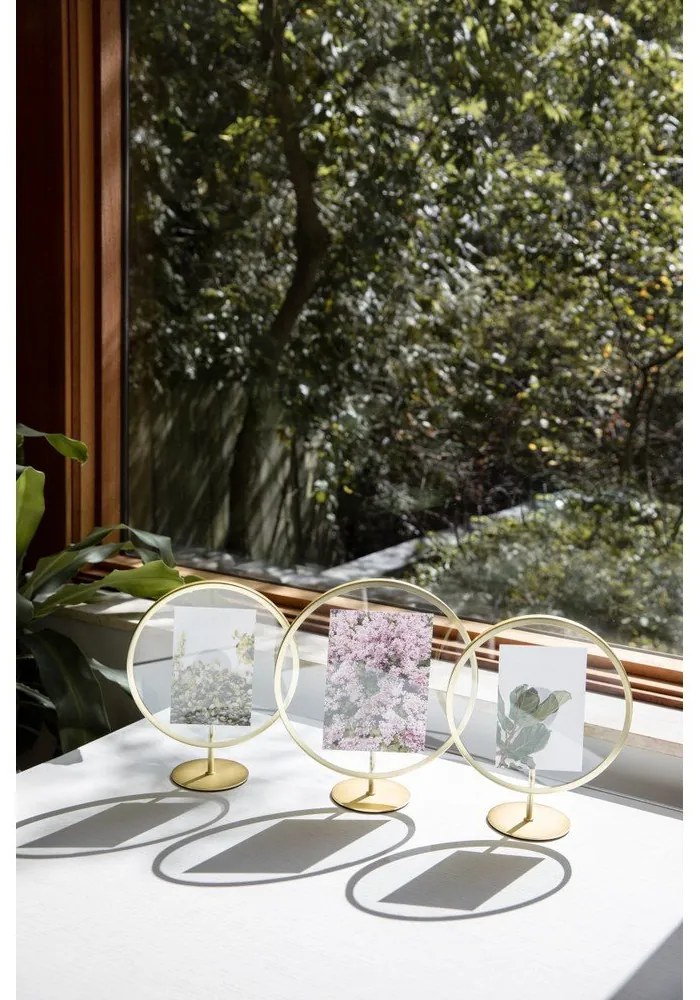 Свободностояща рамка в златист цвят за снимка с размери 12 x 18 cm Infinity - Umbra