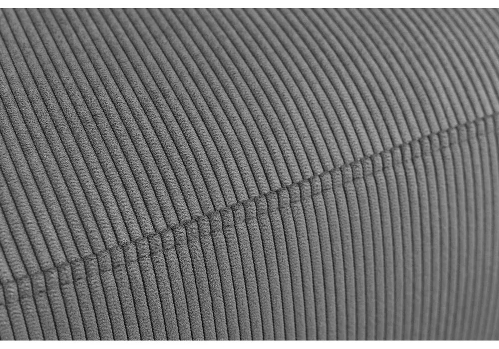 Сив кадифен ъглов диван Enjoy – Bobochic Paris