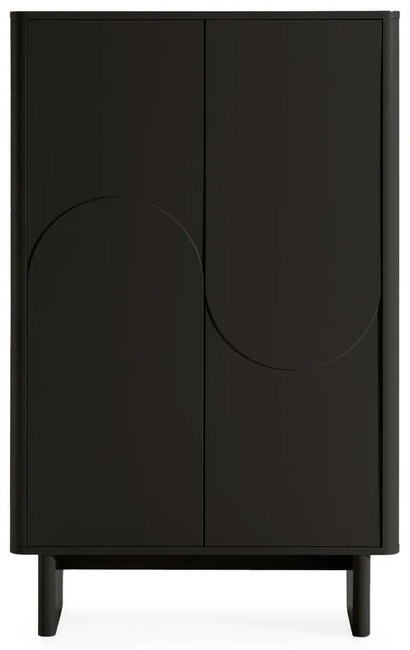 Черно шкафче 80x130x40 cm Solei – MOME