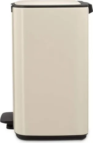 Кош за боклук Brabantia Bo Pedal 1010123, 12 л, Леко затваряне, Противоплъзгаща основа, Бежов