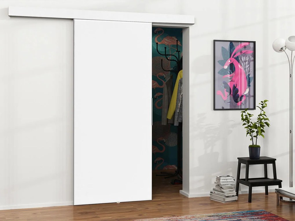 Плъзгаща се врата Malibu-Leuko-Дължина: 76 cm