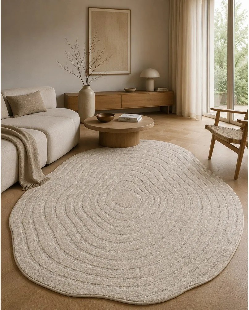 Бежов килим 160x230 cm Pebble – ESTE