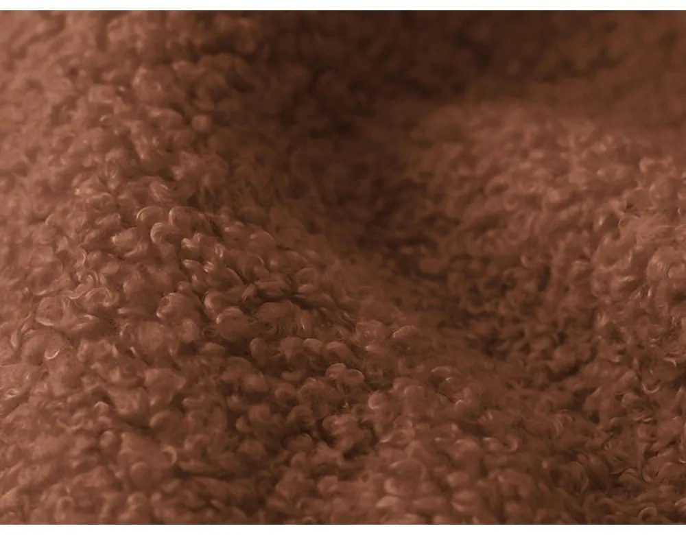 Теракотено двойно тапицирано легло с място за съхранение и включена подматрачна рамка 180x200 cm Makapu – Makamii