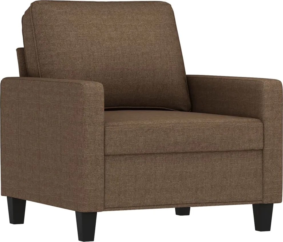 359150 vidaXL Фотьойл, кафяв, 60 см, плат