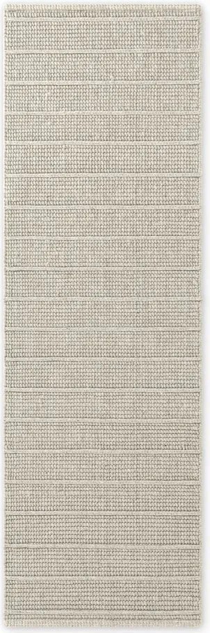 Кремава ръчно изработена вълнена пътека 80x250 cm Camden Parker – Ted Baker