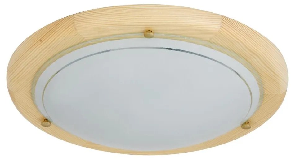 Brilagi - Плафон ORBIS 1xE27/60W/230V, Ø 30 см, борова дървесина