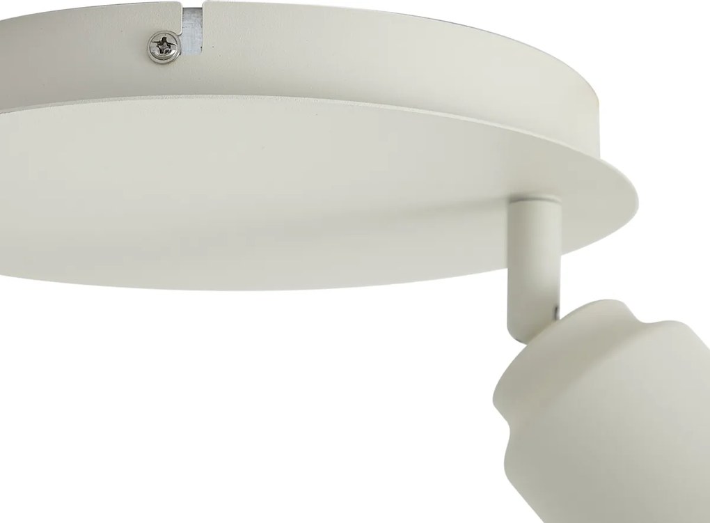 Модерен спот за баня бежов 2 светлини IP44 - Ducha