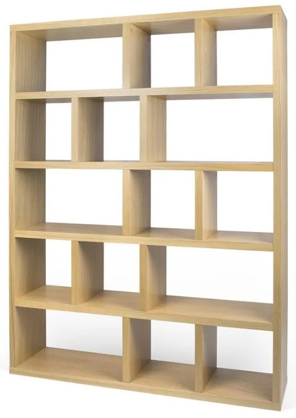 Библиотека от декор от дъб естествена 150x198 cm Berlin – TemaHome