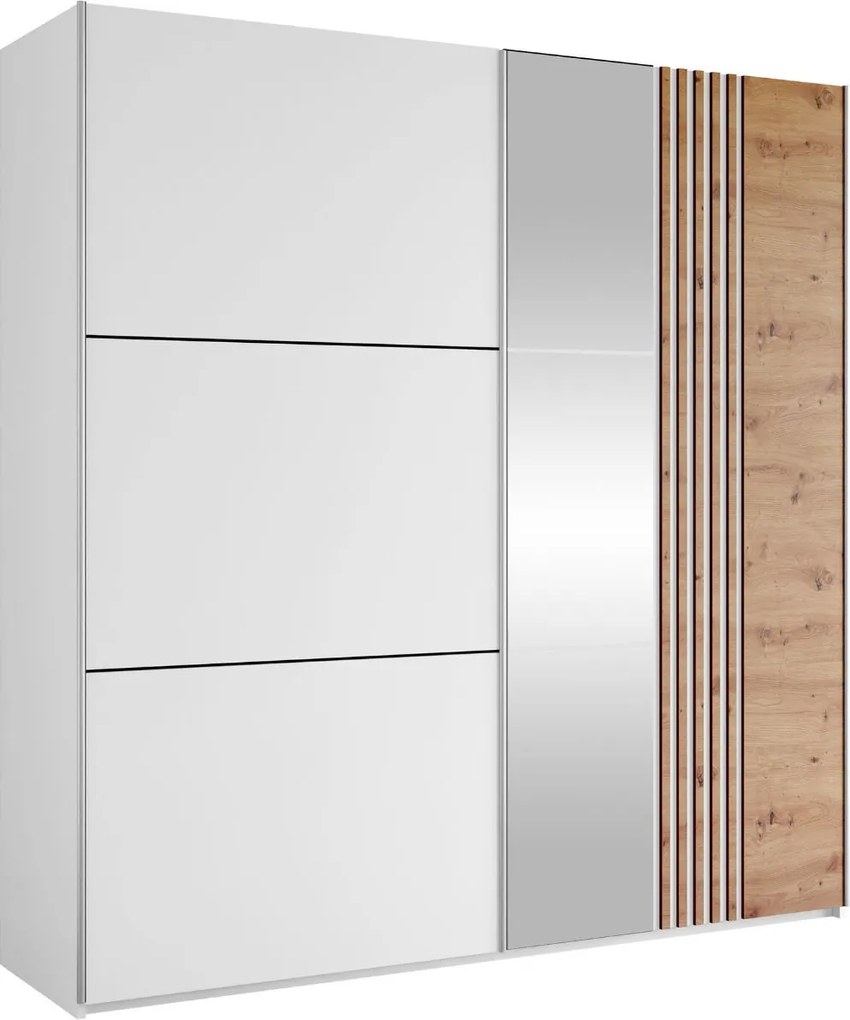 Гардероб Sintra 203 плъзгащ-Бяло Fusiko