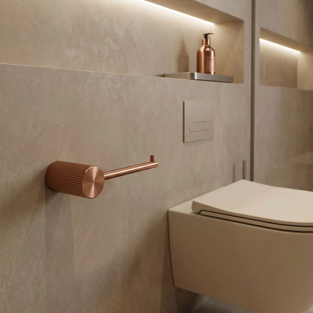 Поставка за тоалетна хартия 64105 SOLO Brush Copper