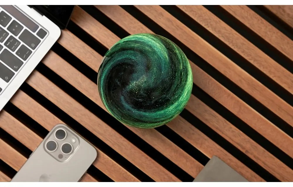 Тъмнокафява/в тъмно естествен цвят светлинна декорация с USB ø 12 cm Stellar Ocean – Gingko