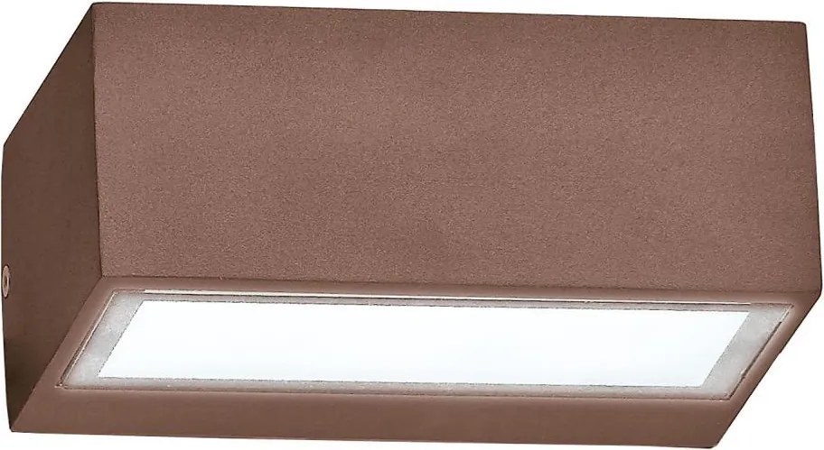 Ideal Lux - Външно стенно осветително тяло TWIN 1xG9/28W/230V IP44 кафяво