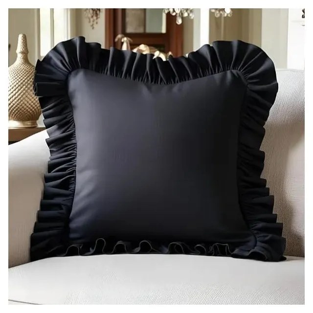 Калъфка за възглавница със смес от памук 40x40 cm Ruffled – Mila Home