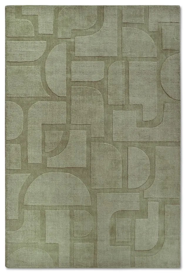 Зелен ръчно изработен вълнен килим 80x150 cm Alexis – Villeroy&Boch