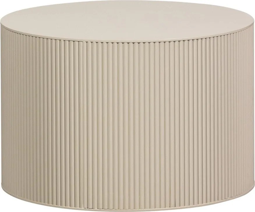 Бежова кръгла масичка за кафе ø 60 cm Sanne - WOOOD