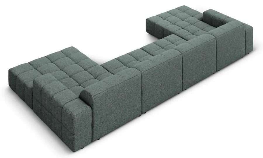 Тюркоазен ъглов диван (U-образен) Chicago - Cosmopolitan Design