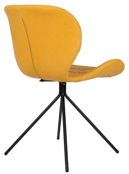 Комплект от 2 жълти стола LL OMG - Zuiver